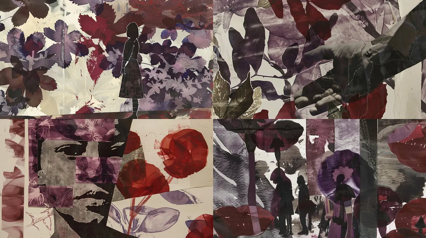 Abstract Expressionist Fusion with a Figurative Twist - Midjourney sref style