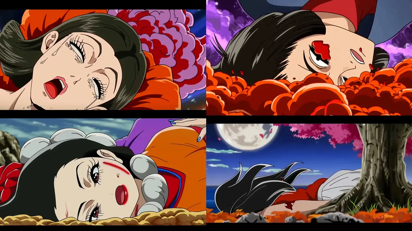 Dramatic Anime-Inspired Visions with a Vivid and Consistent Color Scheme - Midjourney sref style