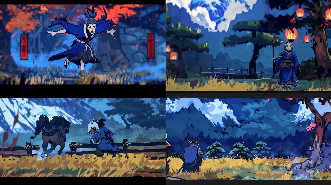 Ethereal Anime-Inspired Landscape Impressions with a Twilight Palette - Midjourney sref style