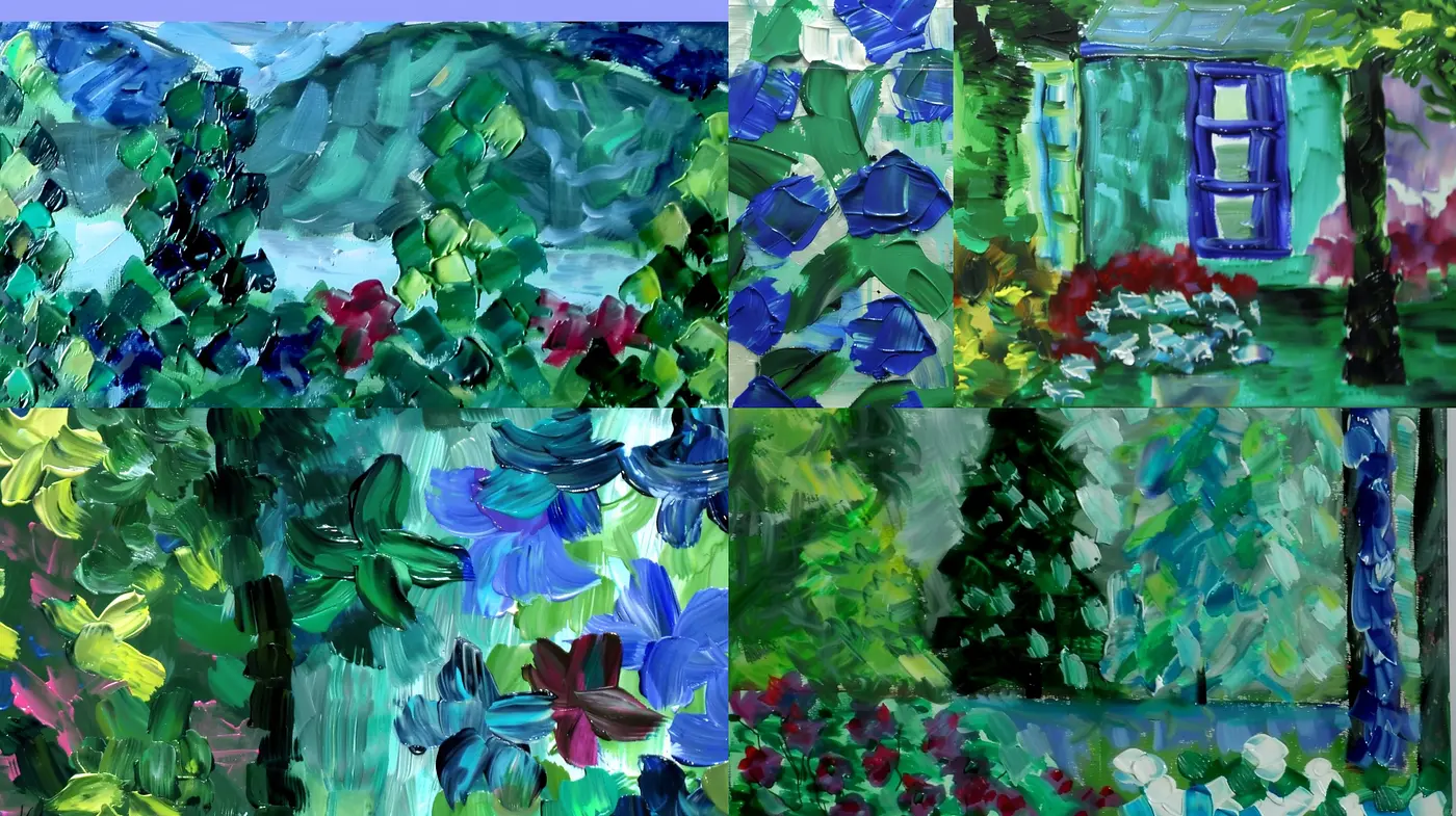 Expressive Brushwork and Lush Garden Hues: A Homage to Post-Impressionist Vibrance - Midjourney sref style