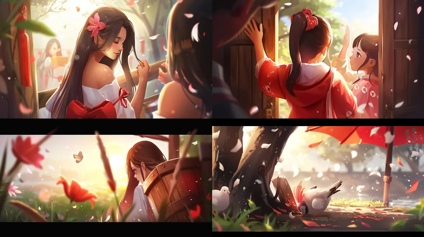 Luminous Serenity: A Study in Warm Tones and Soft Lighting Converging with Anime Influences - Midjourney sref style