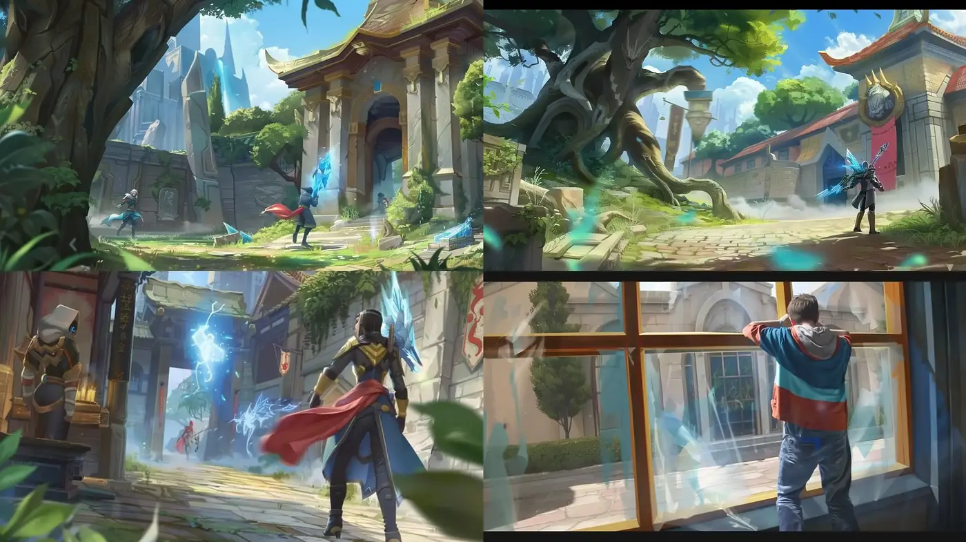 Luminescent Fantasy Realms: A Vivid Storybook Illustration Style - Midjourney sref style