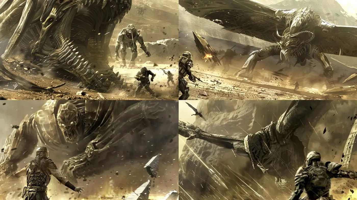 Dystopian Desolation: A Homage to Concept Art Realism - Midjourney sref style