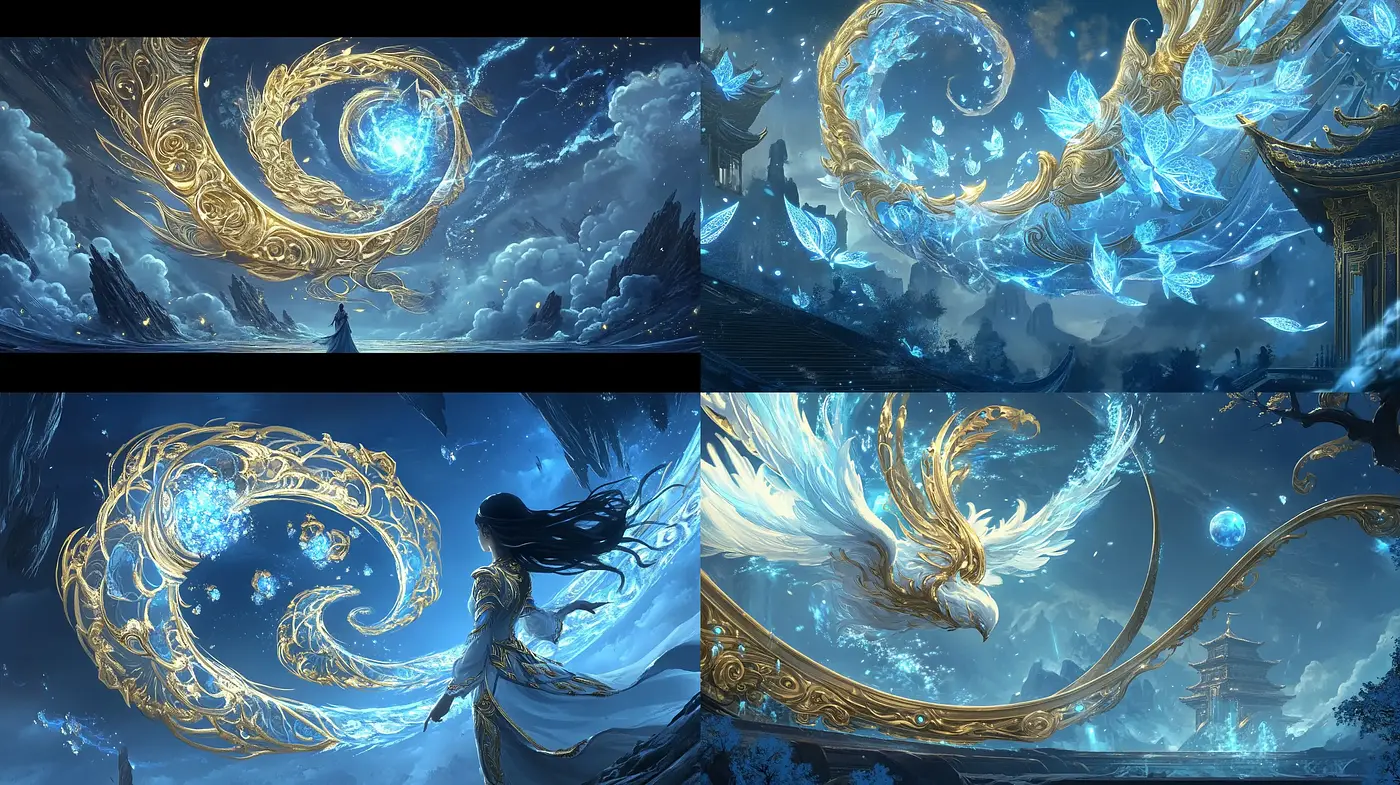 Ethereal Visions of Ornate Luminescence - Midjourney sref style