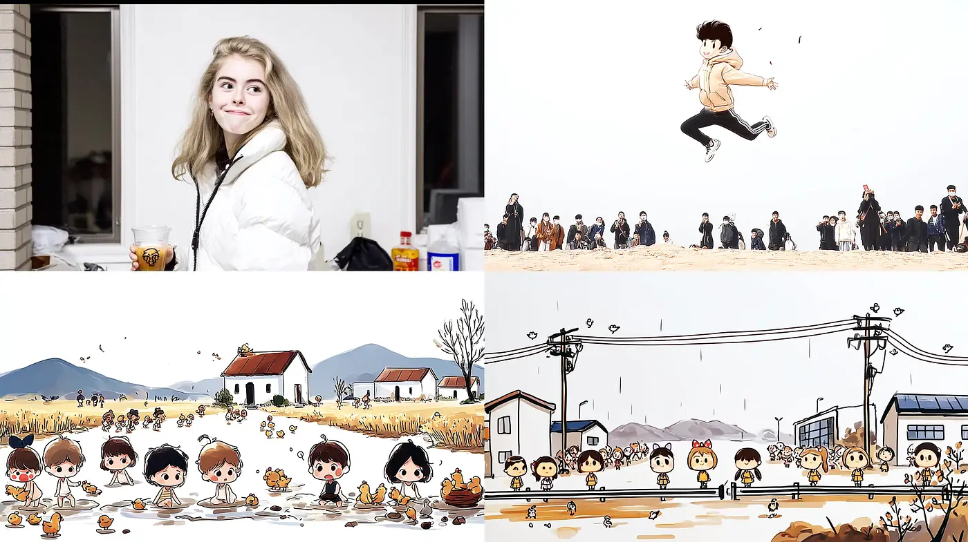 Charming Whimsical Illustrations with a Touch of Realism - Midjourney sref style