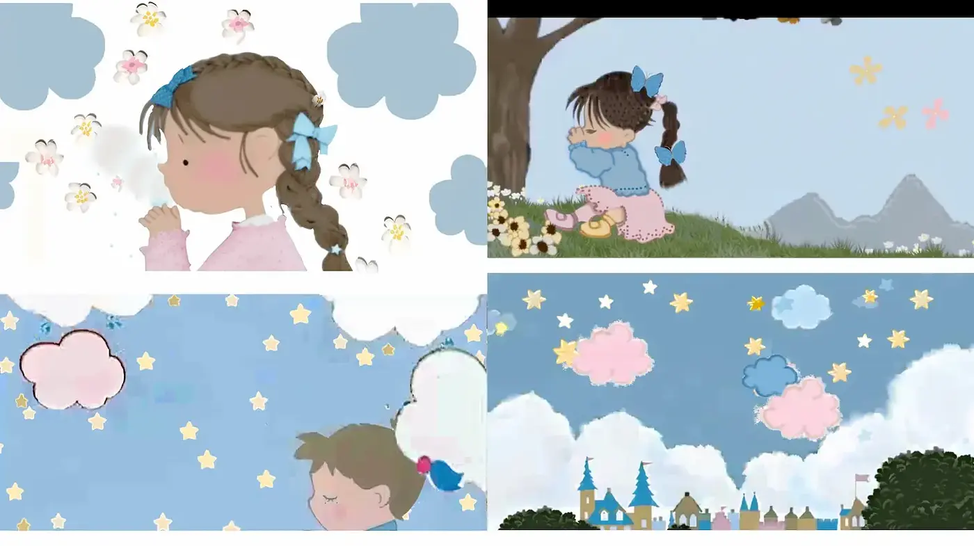 Whimsical and Playful Illustration Style with Soft Pastel Colors - Midjourney sref style