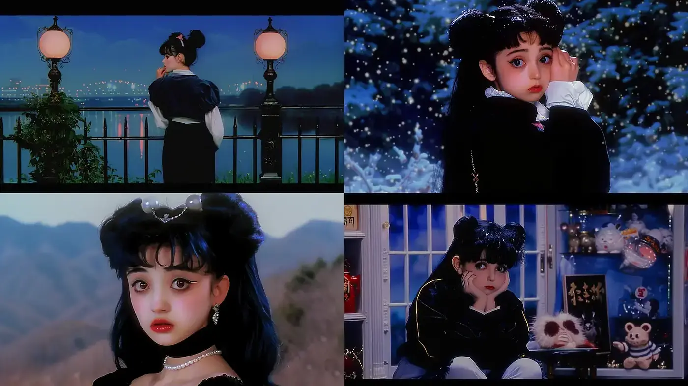 Romantic and Melancholic Aesthetic with a Touch of Whimsy - Midjourney sref style