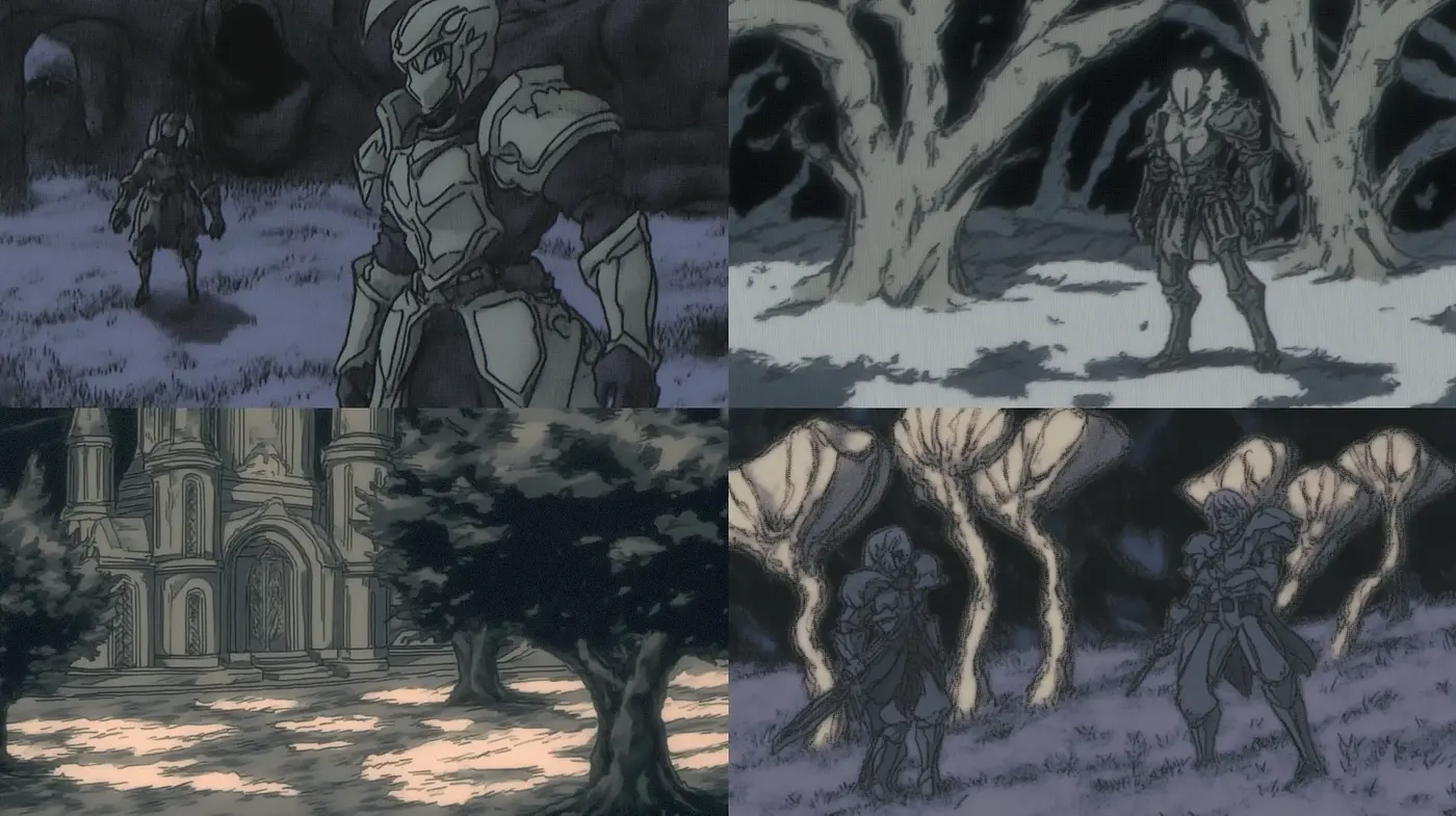 Gothic Shadows and Contours: A Dark, Illustrative Homage to Vintage Animation and Sequential Art - Midjourney sref style