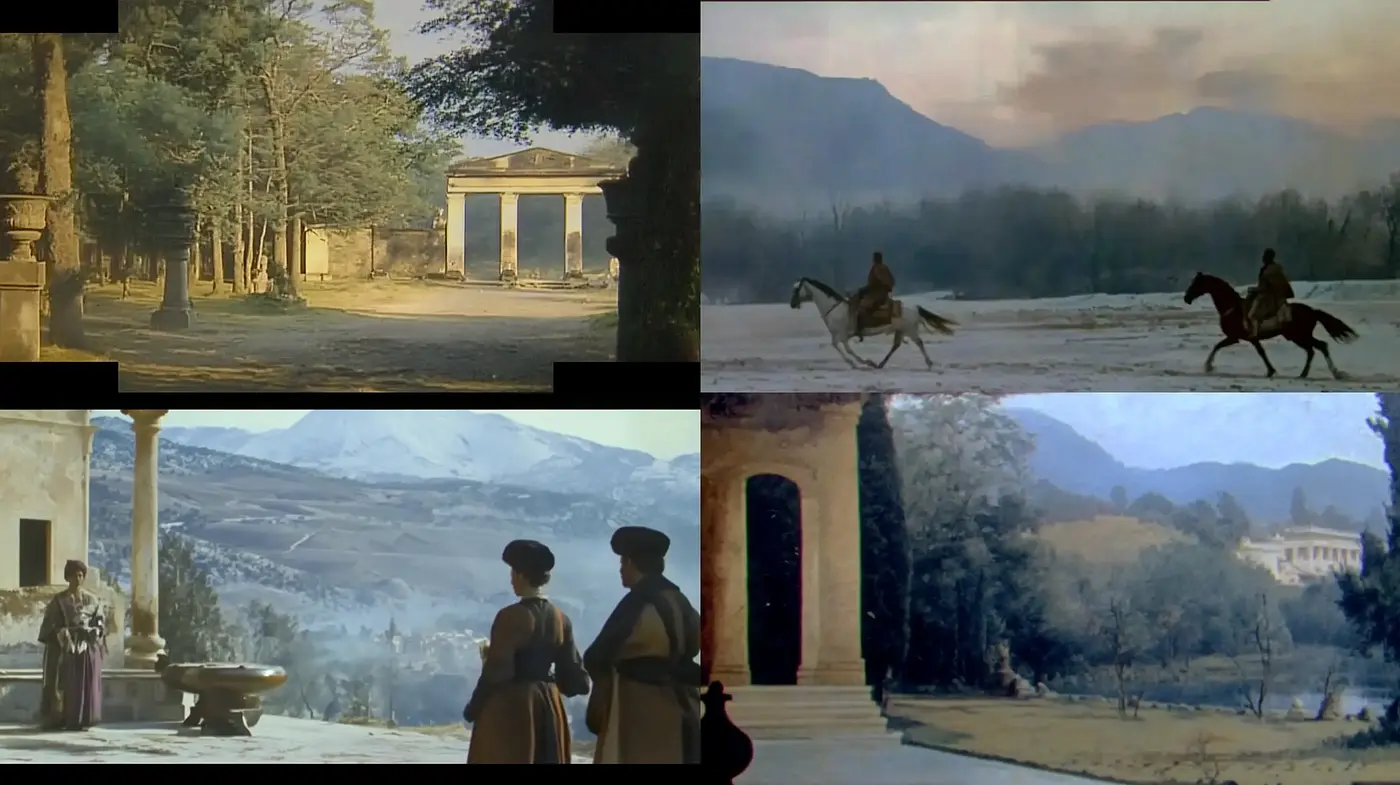 Ethereal Landscapes and Timeless Serenity: A Homage to Cinematic Pastoral Scenes - Midjourney sref style