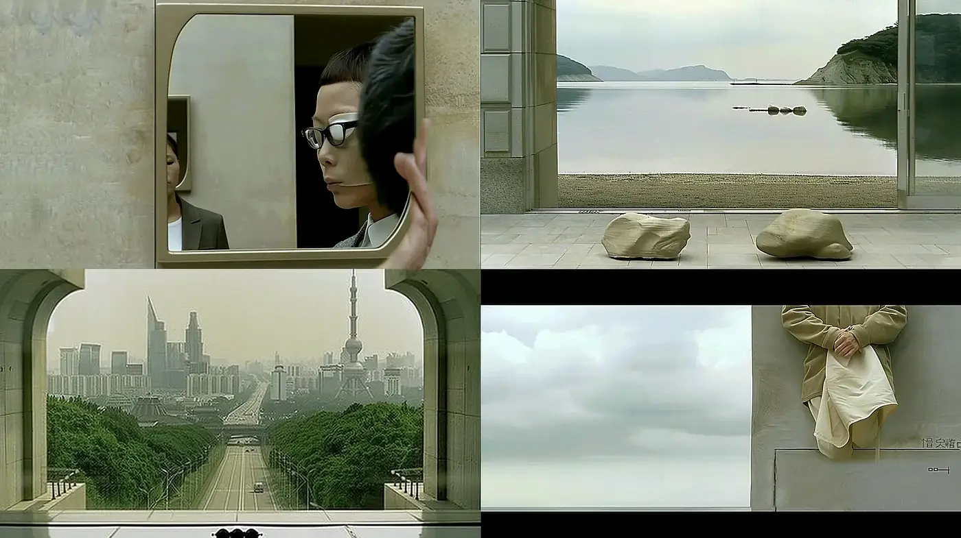 Consistent and Ethereal Aesthetic with Architectural and Minimalist Influences - Midjourney sref style