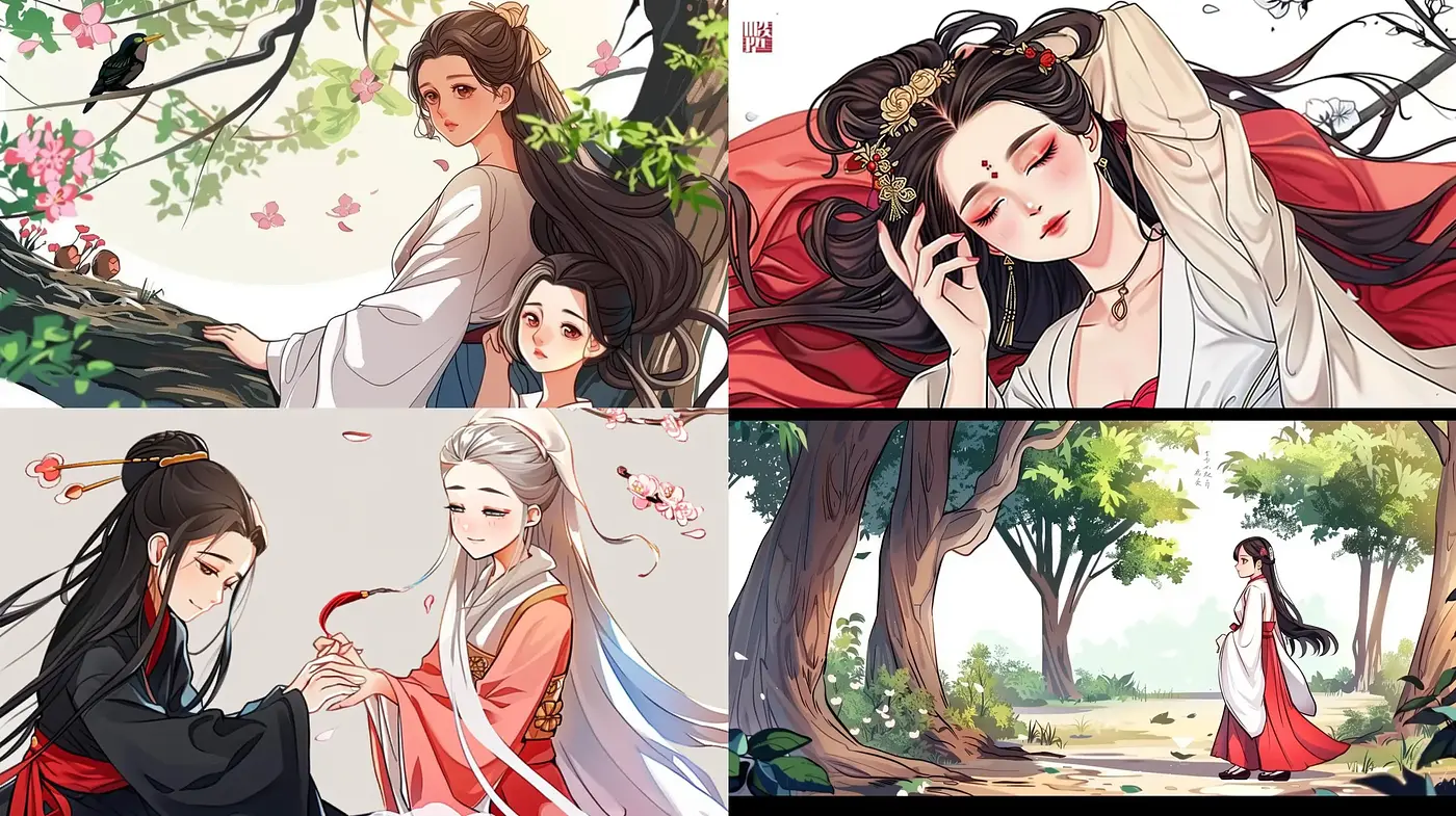 Ethereal Elegance in Modern Digital Brushwork - Midjourney sref style