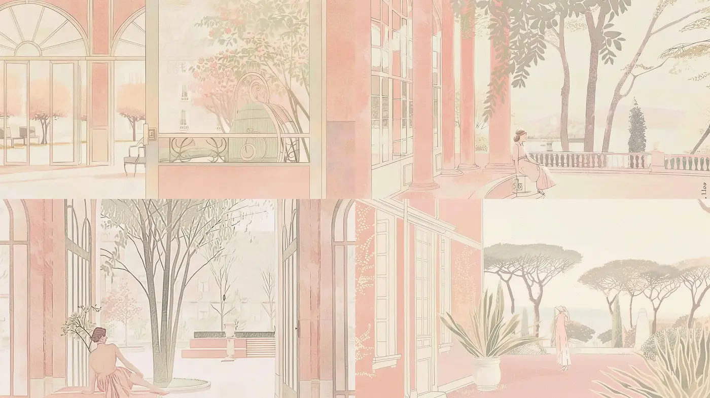 Ethereal Pastel Serenity: A Dreamlike Blend of Soft Hues and Tranquil Scenes - Midjourney sref style