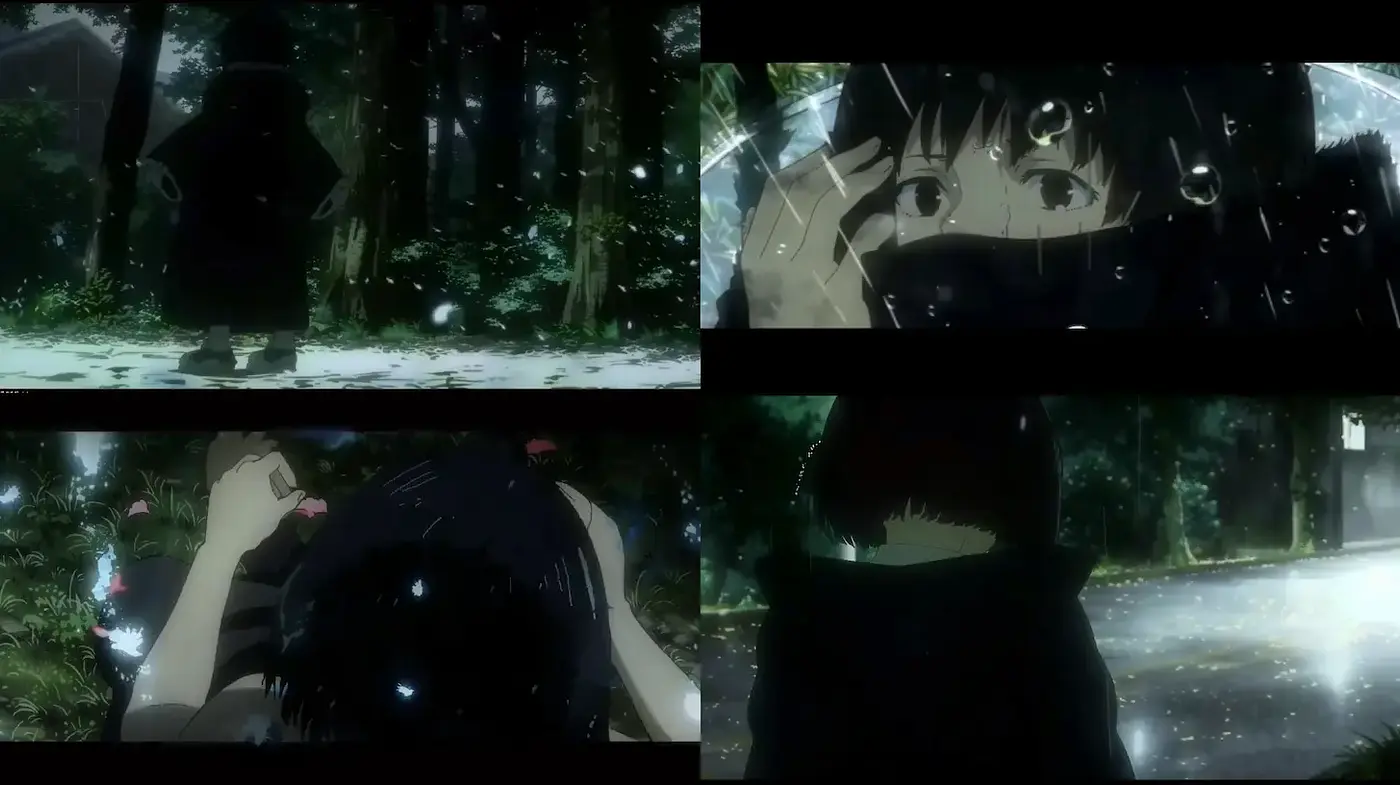 Mysterious and Atmospheric Anime Inspired Art with Fluid Textures - Midjourney sref style