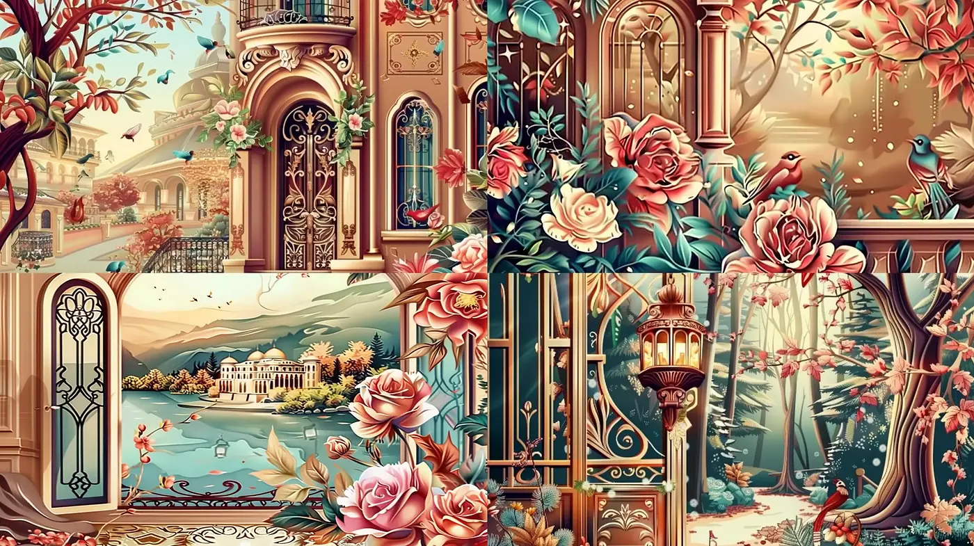 Elegant Renaissance-Inspired Synthesized Imagery - Midjourney sref style