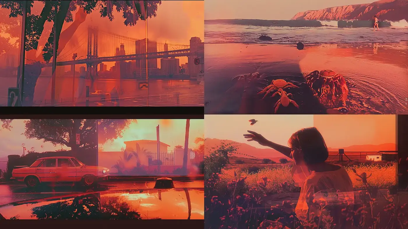 Vibrant and Dreamlike Atmosphere with a Retro Aesthetic - Midjourney sref style
