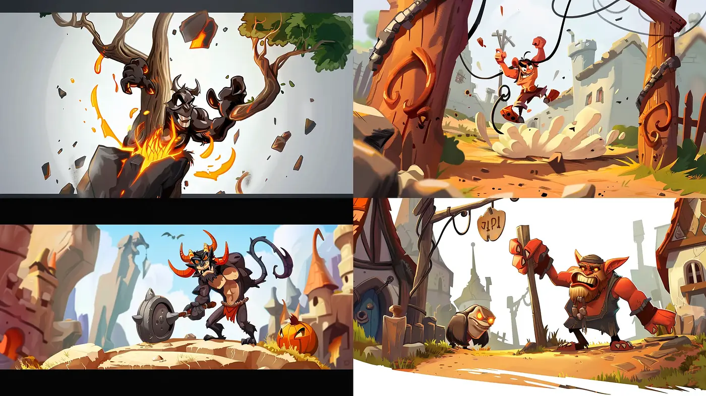 Animated Energetic Adventure: Consistent Vivacity in Dynamic Cartoon Stylings - Midjourney sref style