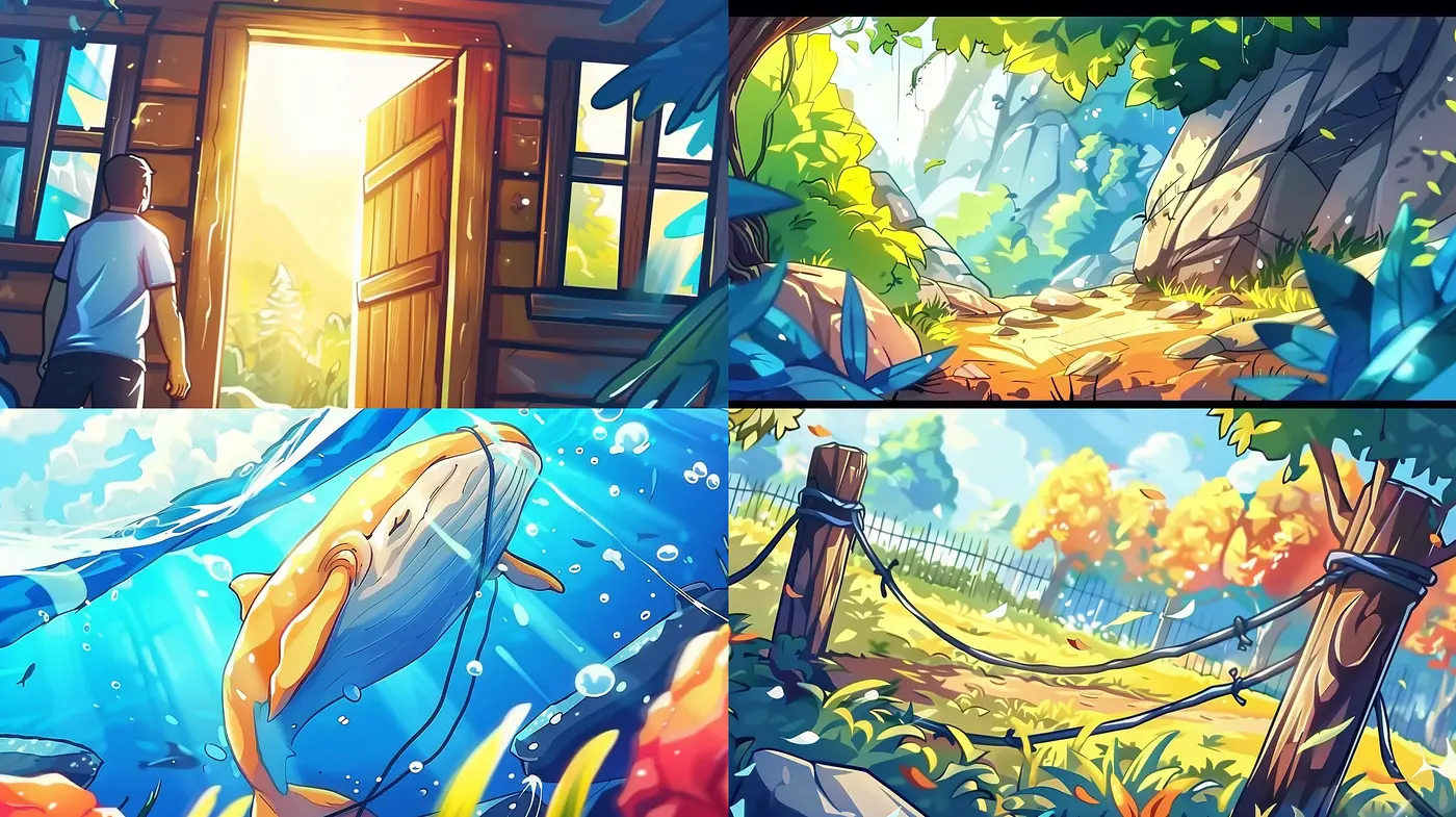 Vibrant Storybook Illustration with a Whimsical Touch - Midjourney sref style