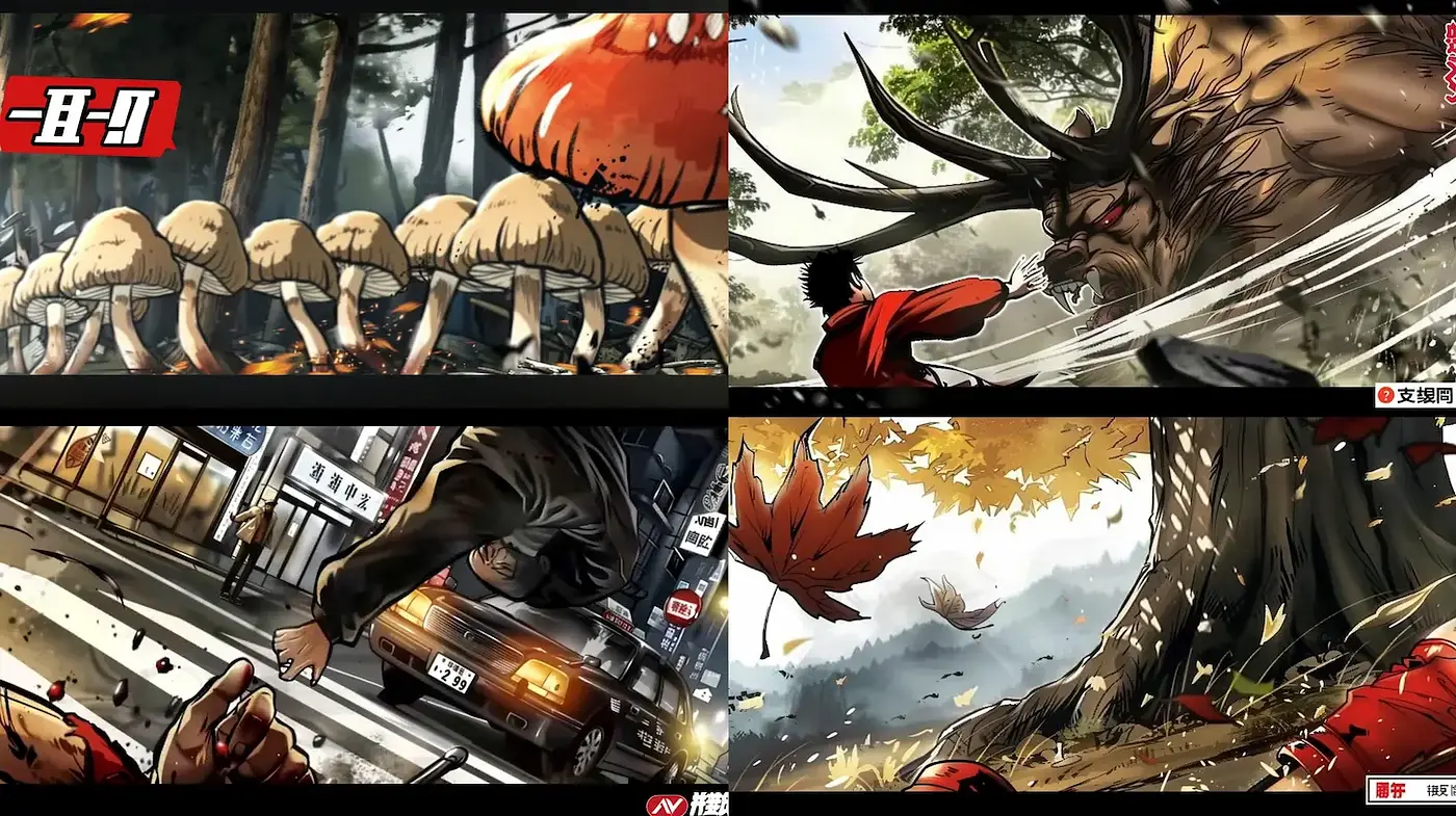 Dynamic and expressive comic art style with a vivid narrative focus - Midjourney sref style