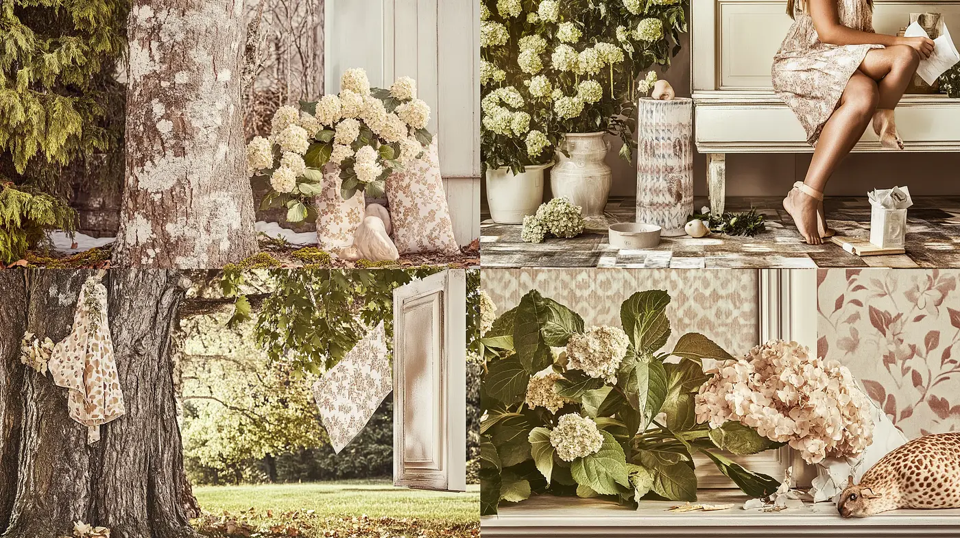 Ethereal Renaissance Pastoral Scenes with a Modern Touch - Midjourney sref style