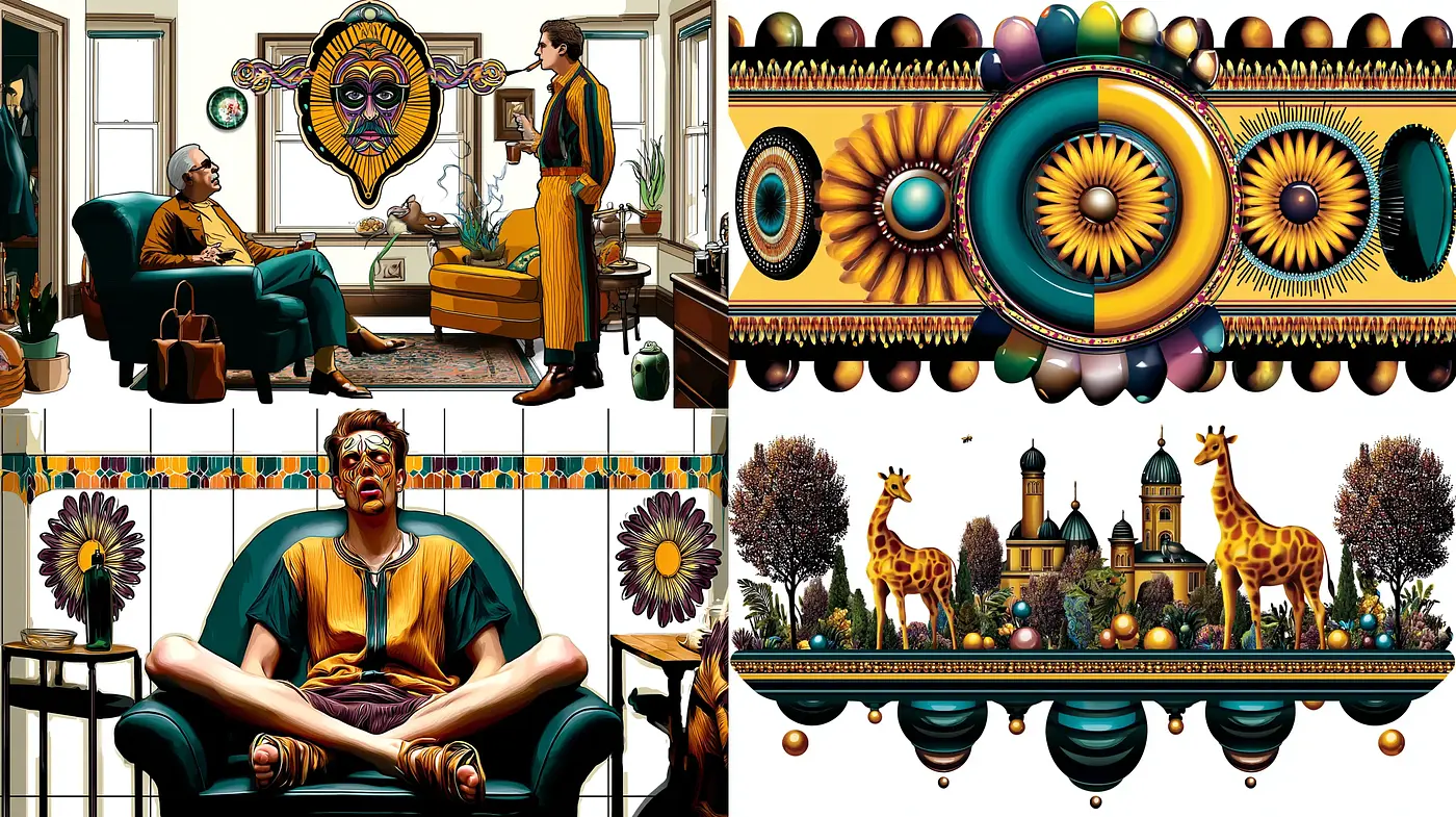 Vibrant and Intricate Art Inspired by Cultural Aesthetics - Midjourney sref style