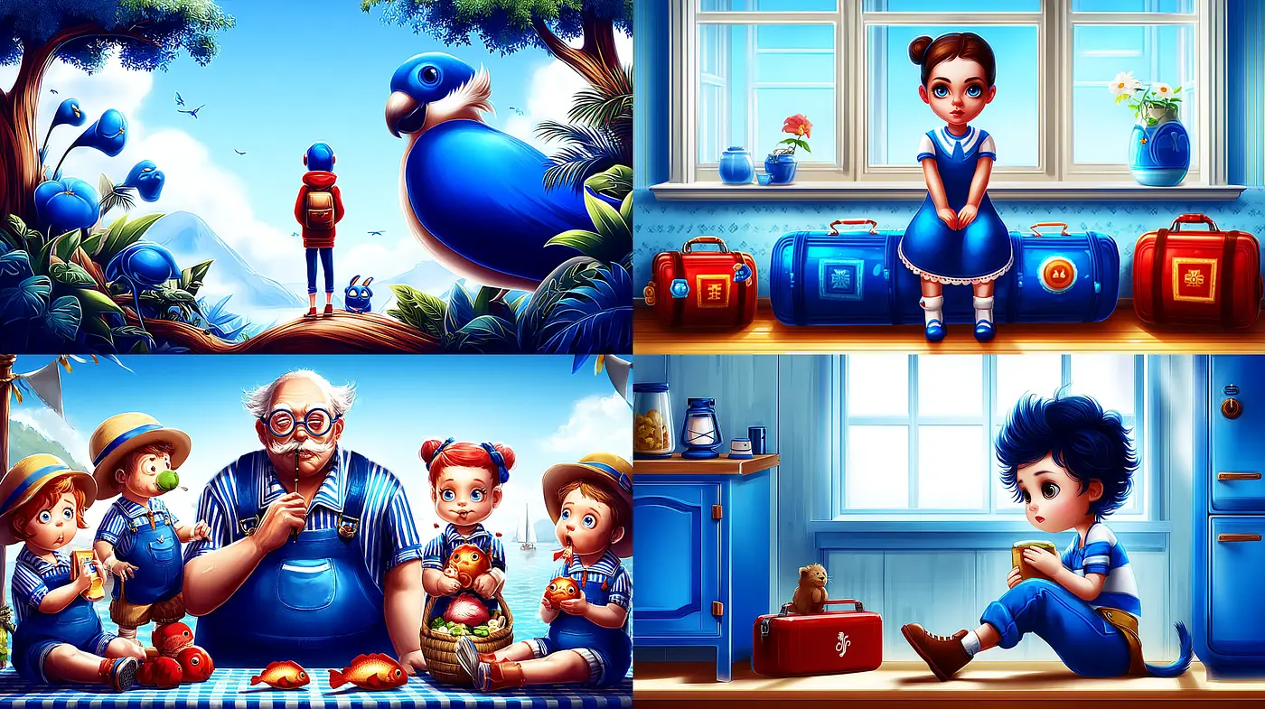 Charming Animated Style with Playful Whimsy and Vivid Colors - Midjourney sref style