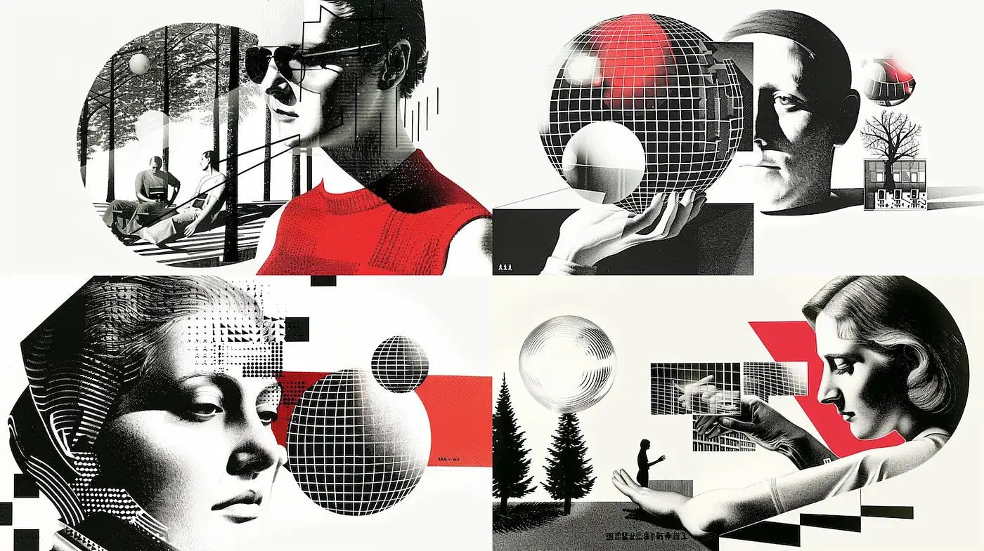 Futuristic Minimalism with Geometric Elements - Midjourney sref style