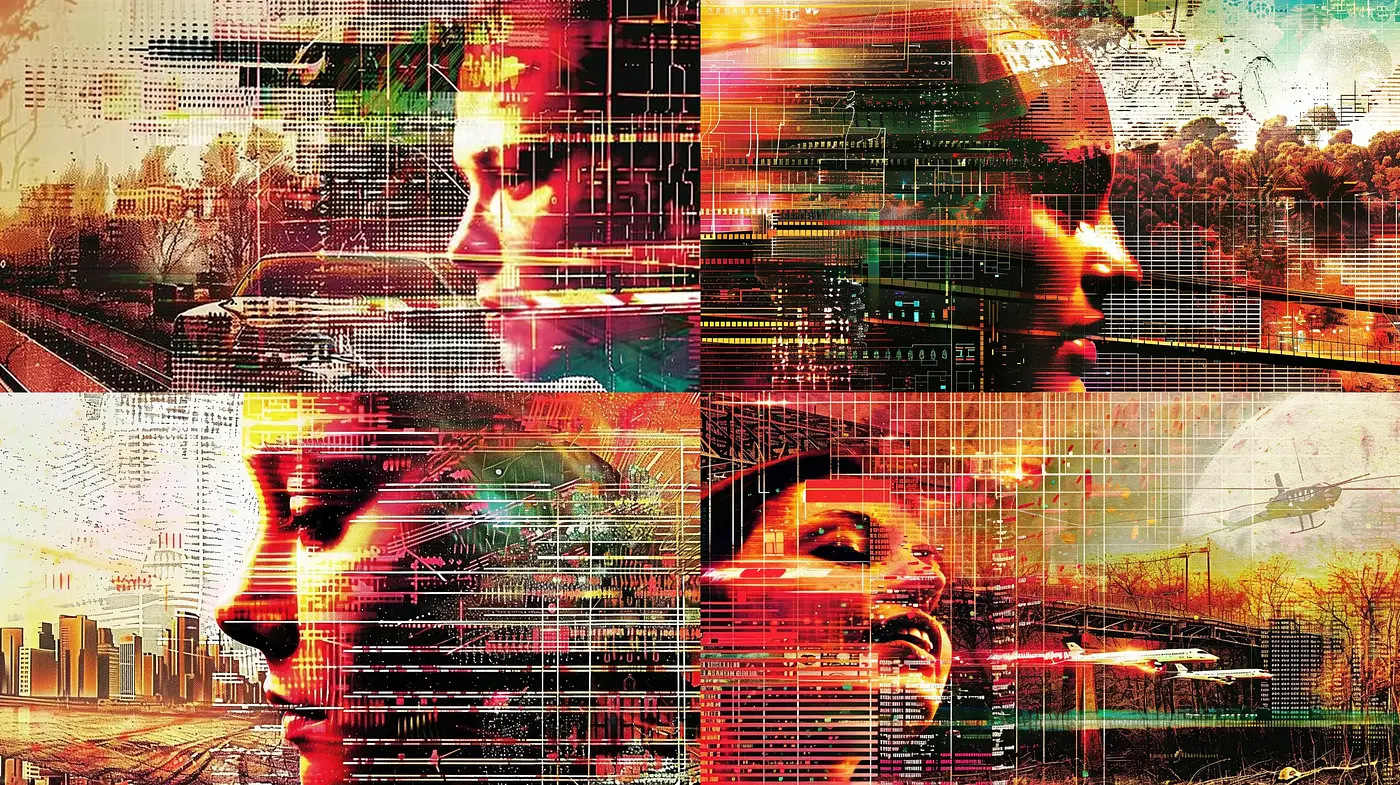 Cybernetic Dreamscape: A Fusion of Digital and Organic Aesthetics - Midjourney sref style