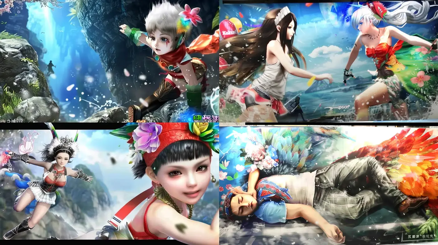 Ethereal Fantasy: A Vivid Journey Through Lush and Dreamlike Landscapes - Midjourney sref style