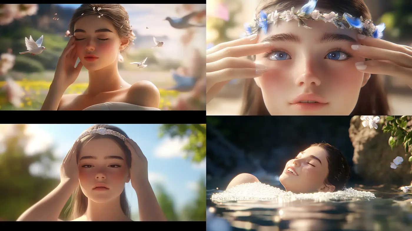 Ethereal Luminance: A Dreamlike Digital Rendering - Midjourney sref style