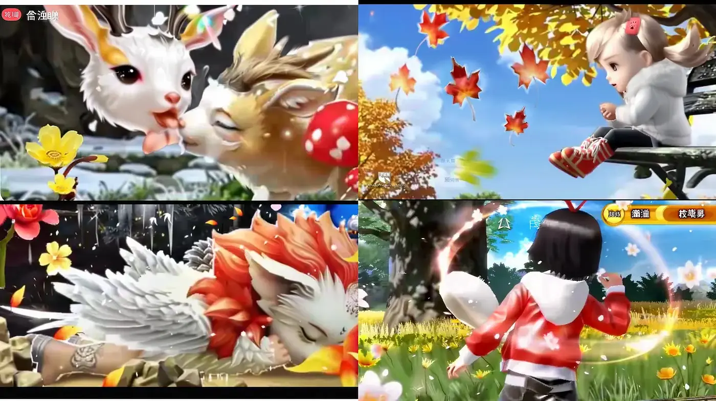 Playful and whimsical digital illustrations featuring anthropomorphic characters - Midjourney sref style