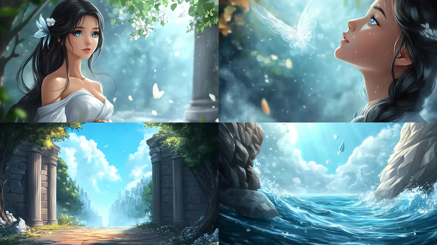 Ethereal Luminosity in a Dreamlike Fantasy Realm - Midjourney sref style