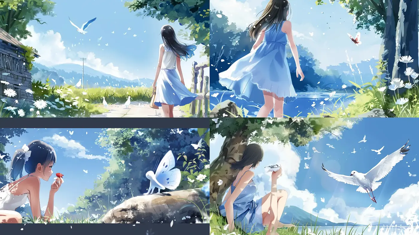 Tranquil Scenes in an Ethereal Watercolor Wash - Midjourney sref style