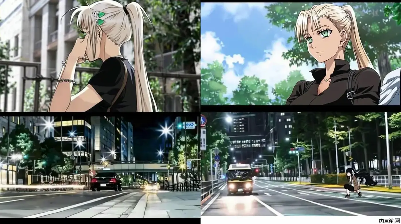 Cinematic and Dynamic Urban Anime Aesthetic with a Touch of Realism - Midjourney sref style