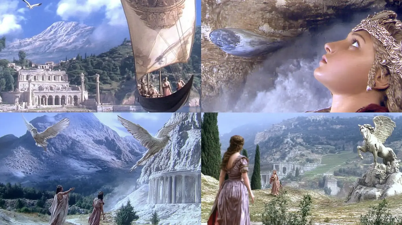 Ethereal Mythological Reverie with Consistent Pastel Hues - Midjourney sref style