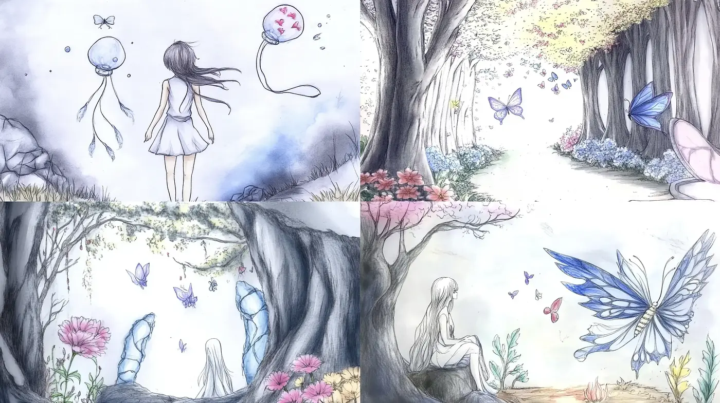 Ethereal Enchanted Forest Whimsy - Midjourney sref style
