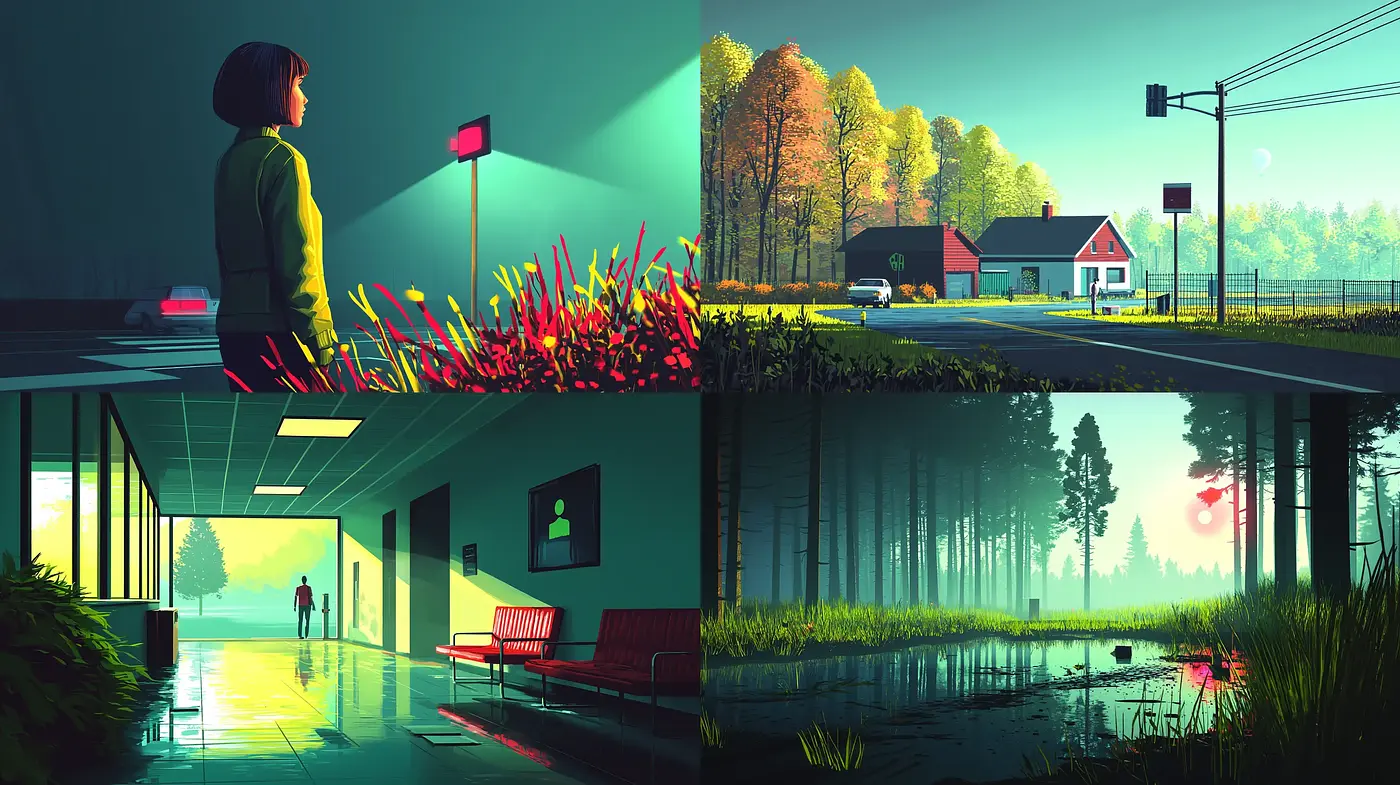 Luminous Vistas of Serene Landscapes - Midjourney sref style