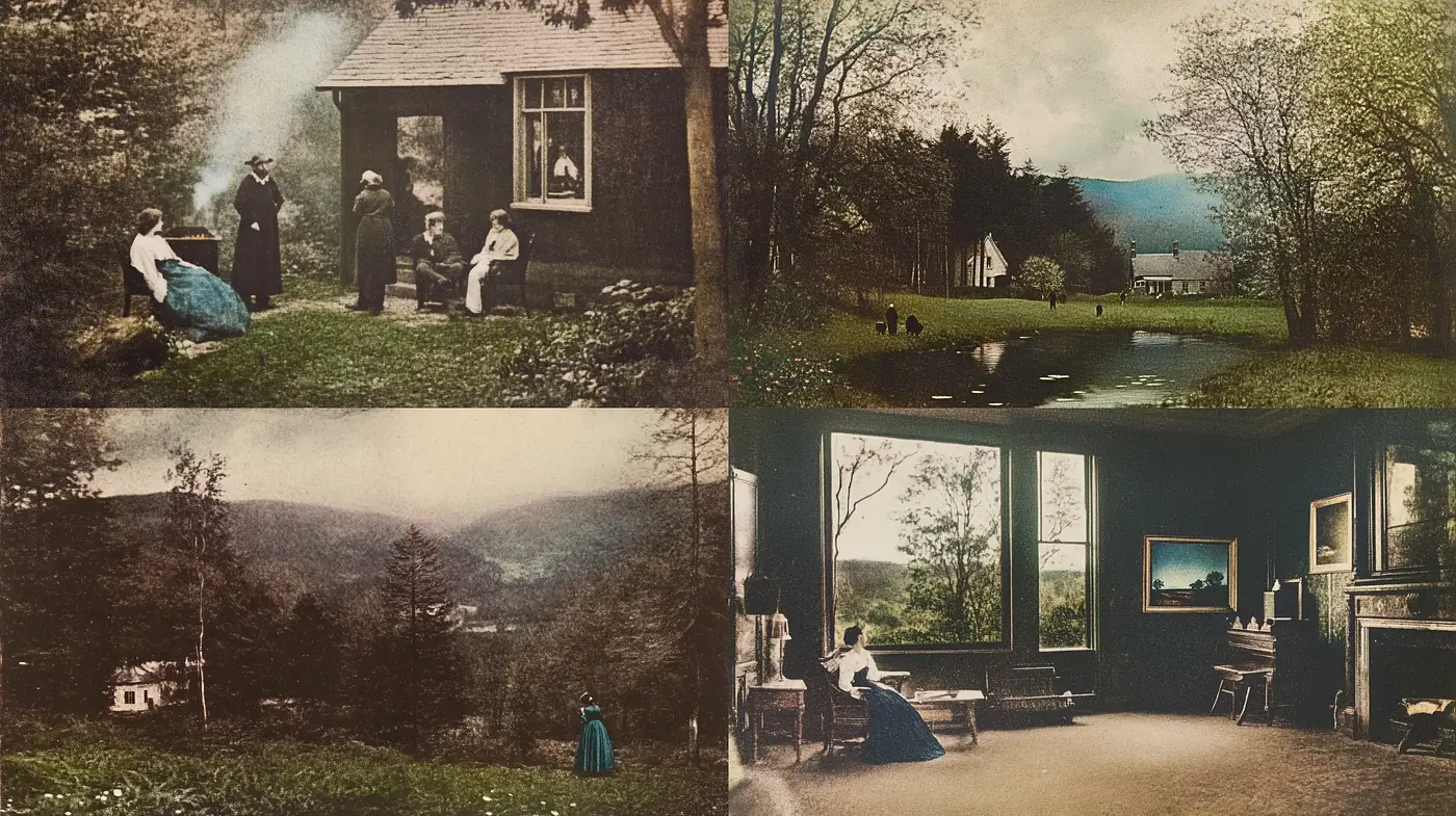 Timeless Elegance in Nature's Embrace: A Homage to Pictorialism - Midjourney sref style