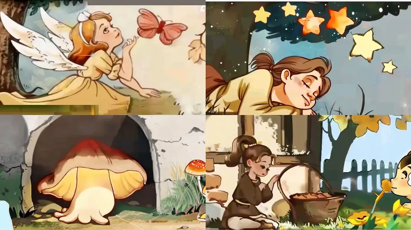 Whimsical and Enchanting Illustrations with a Fairytale Essence - Midjourney sref style