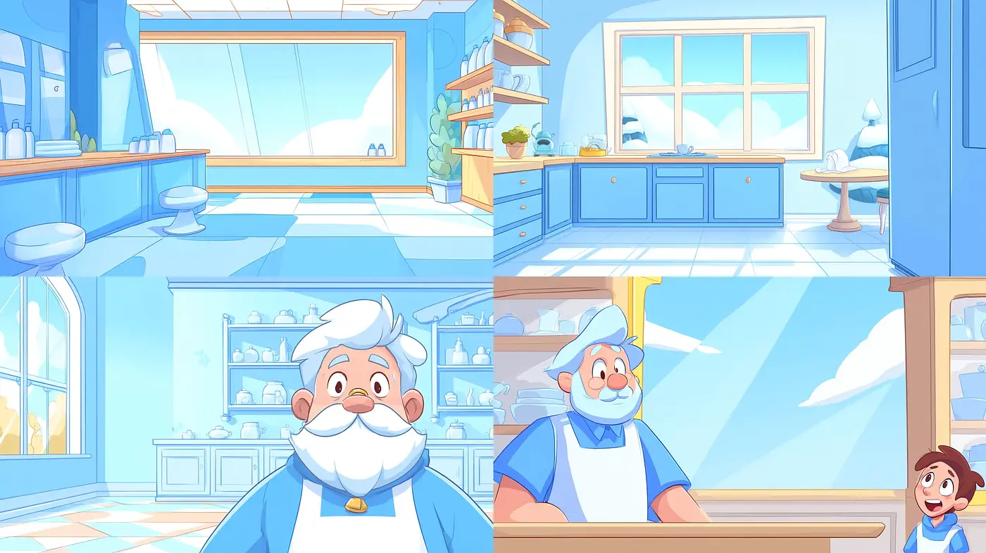 Charming and Playful Illustrations with a Cozy Atmosphere - Midjourney sref style