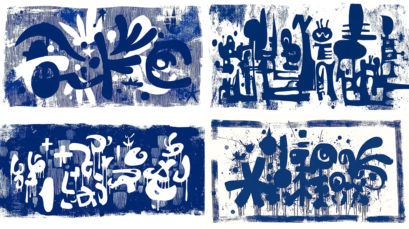 Dynamic Abstract Expressionism with a Contemporary Edge - Midjourney sref style