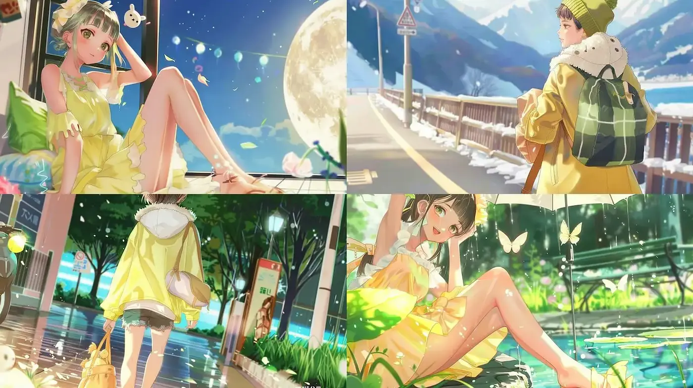 Vibrant and Playful Illustrations with a Whimsical Touch - Midjourney sref style