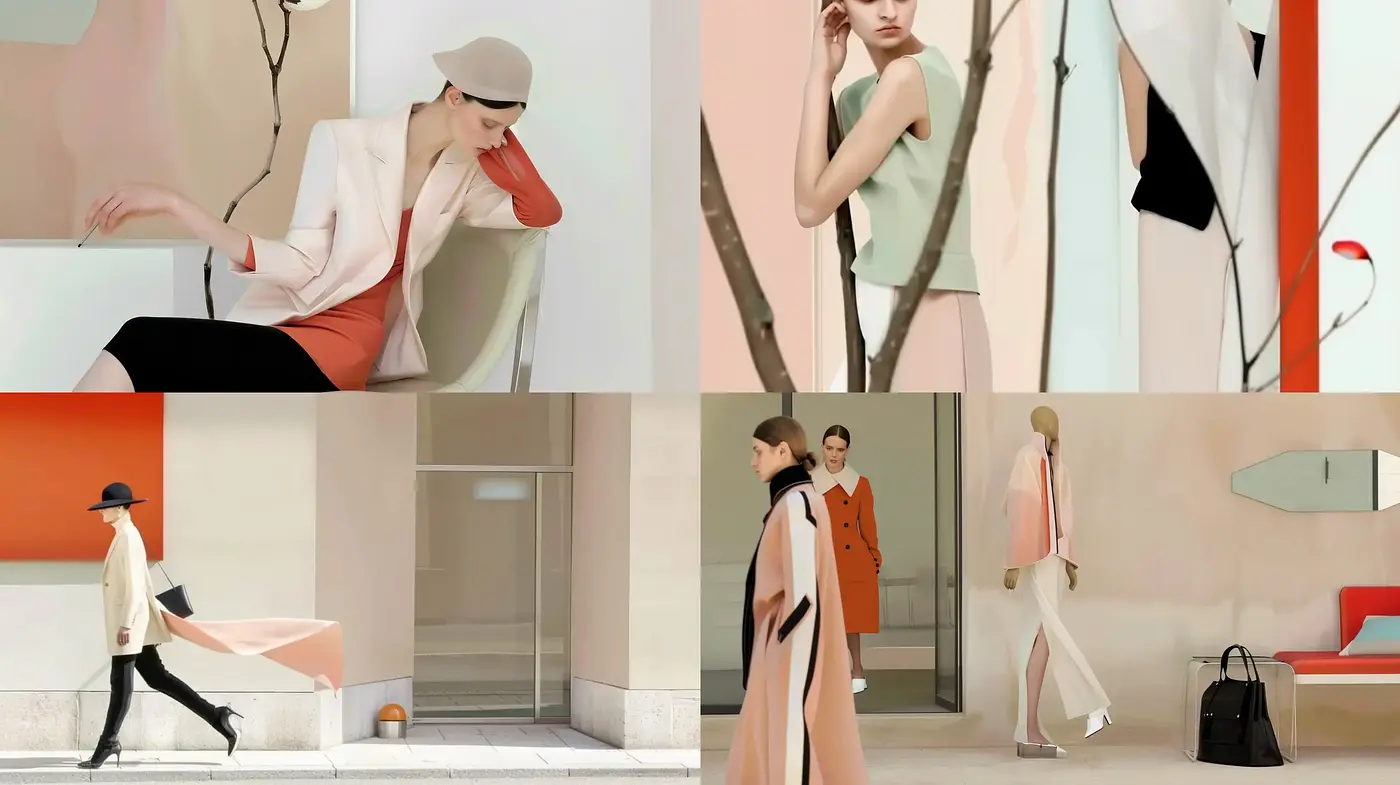 Subtle Elegance in Pastel-Infused Contemporary Visuals - Midjourney sref style