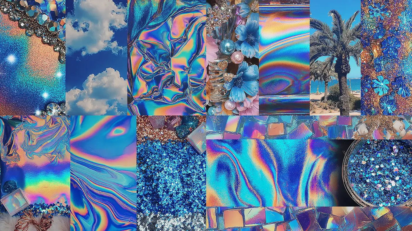 Iridescent Dreamlike Aesthetic with Fluid Textures - Midjourney sref style