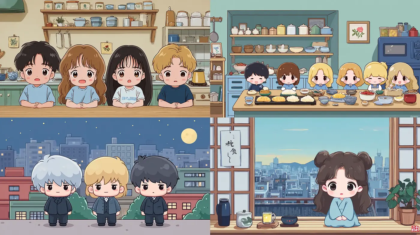 Charming and Playful Illustrations with a Whimsical Touch - Midjourney sref style