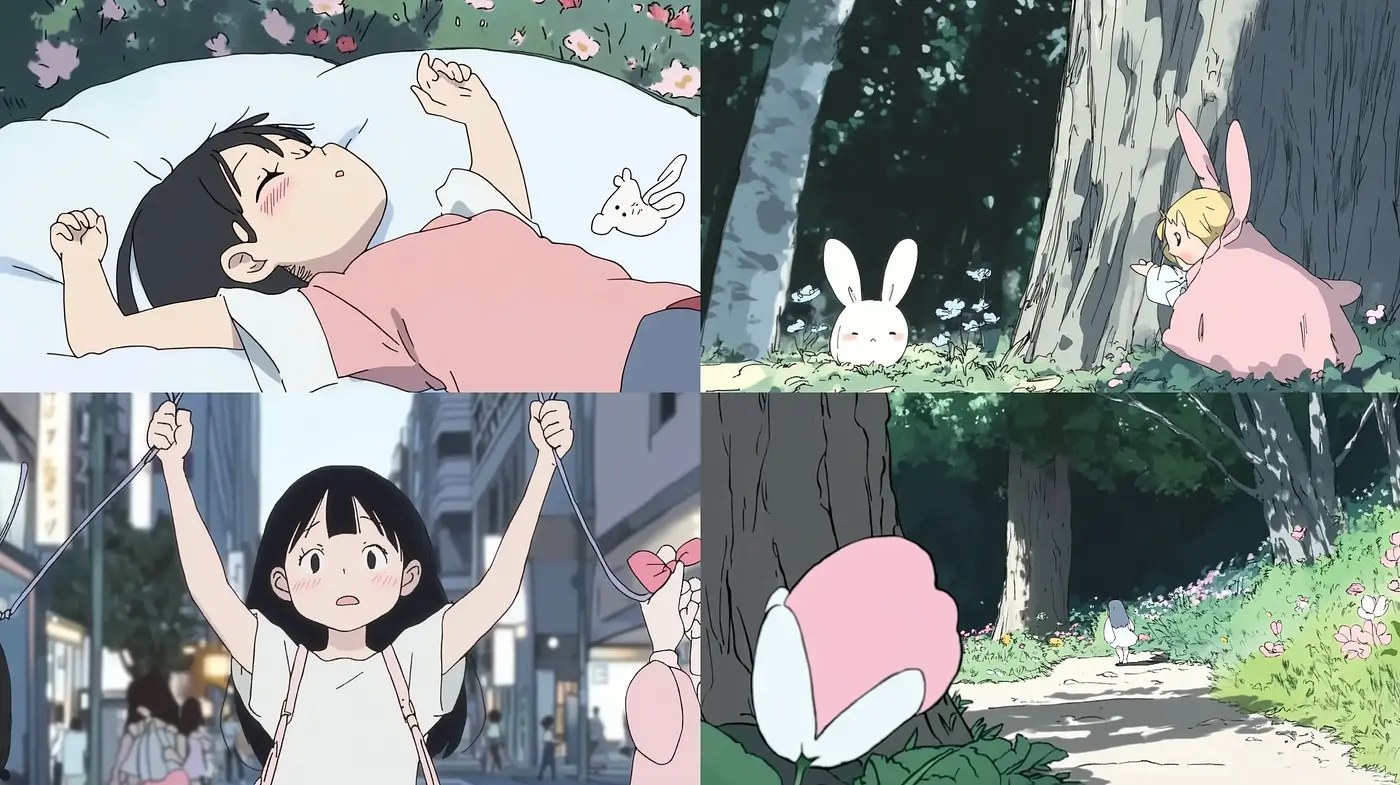 Dreamlike Serenity in Pastel: A Soothing Anime-Inspired Visage - Midjourney sref style