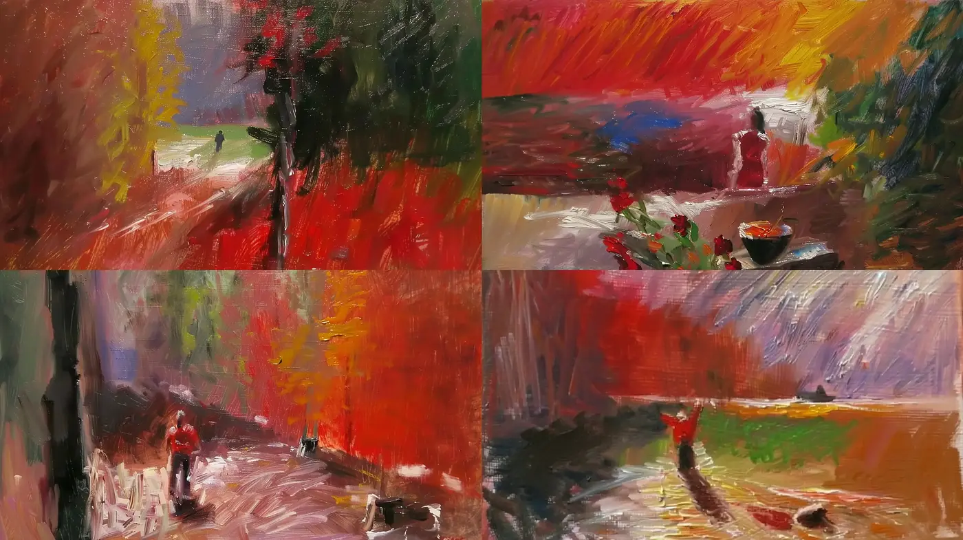 Luminous Brushwork in Vivid Hues: A Homage to Expressive Colorism - Midjourney sref style