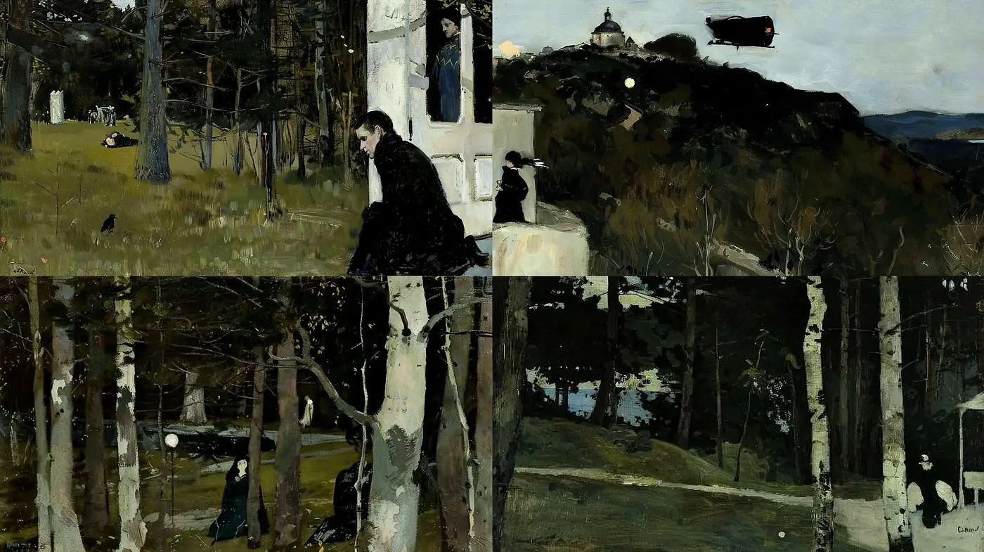 Dusk at the Edge of Realism: An Ode to Naturalistic Textures and Shadows - Midjourney sref style