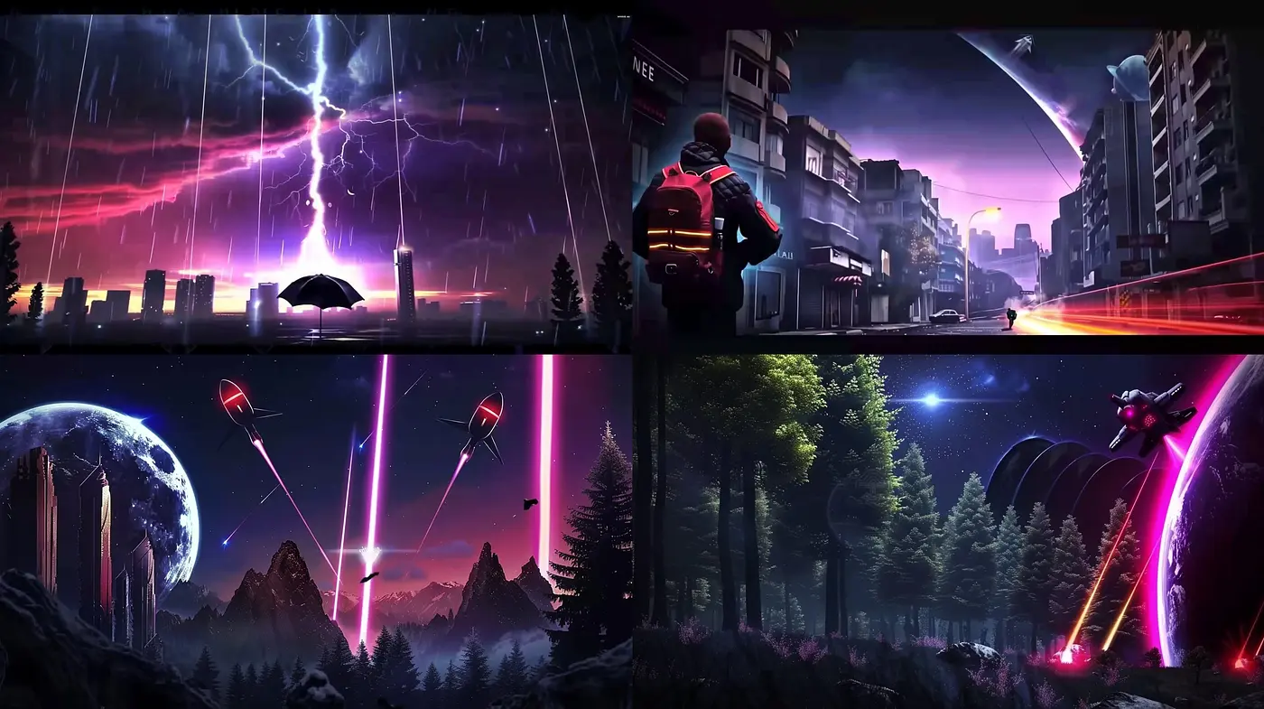 Neon Nocturne: A Synesthetic Symphony of Digital Dreams - Midjourney sref style