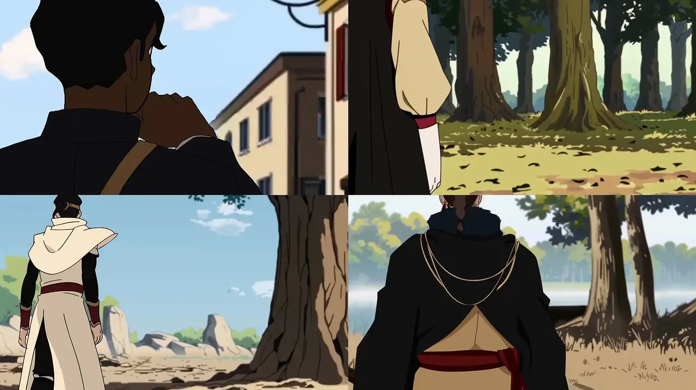 Consistently Stylized Animated Panoramas with Nature and Urban Interplay - Midjourney sref style