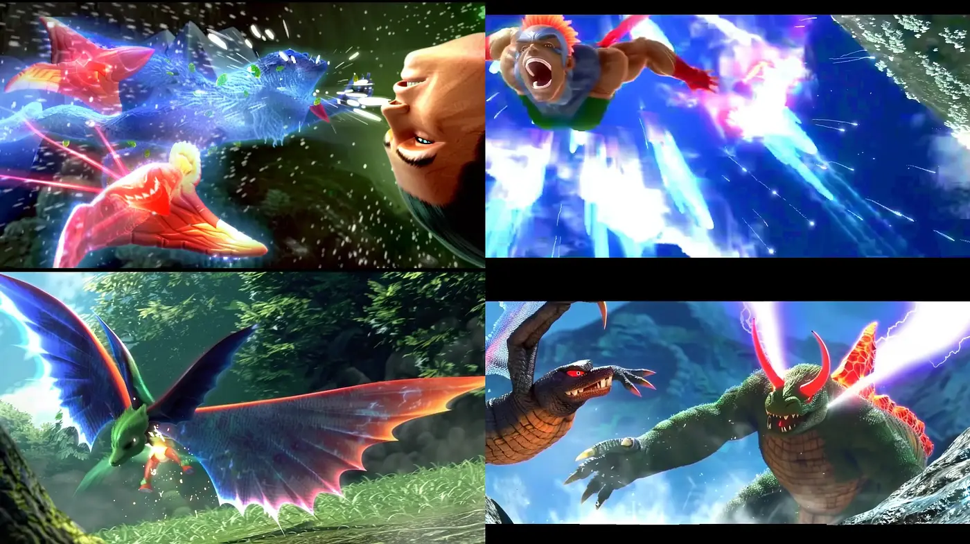 Dynamic Fantasia: A Vivid and Energetic Exploration of Digital Animation - Midjourney sref style